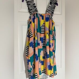 CROSBY by Mollie Burch Multicolor Geometric Dress